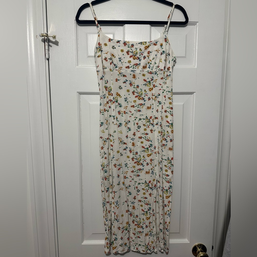 Uniqlo Floral Spaghetti Strap Dress